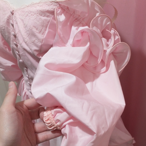 Vintage 1960s Pink Princess Dress - Picture 7 of 13